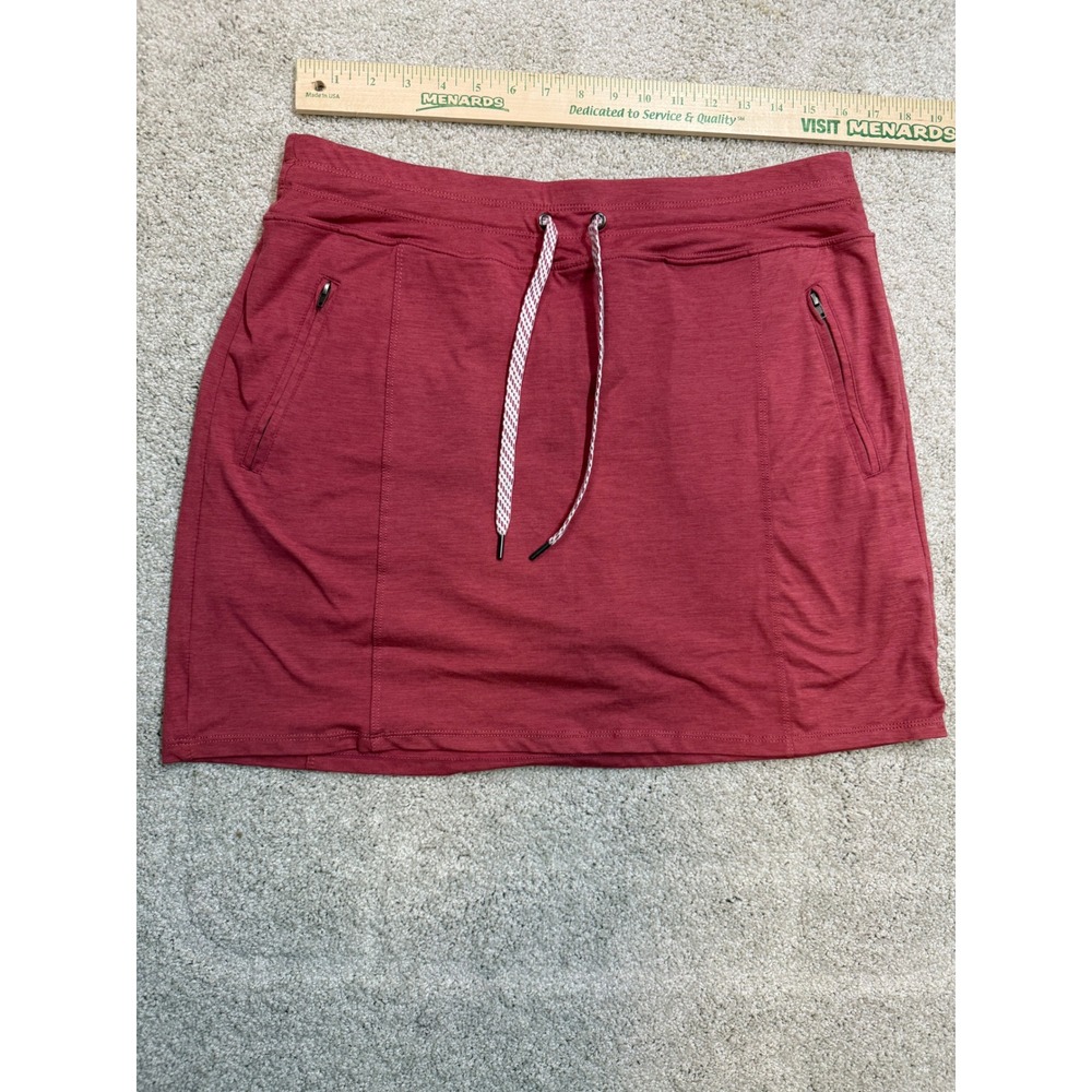 Member's Mark Favorite Soft Skort XL Sierra Heather Red Athletic Golf